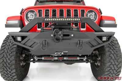 Rough Country Full Width Off-Road Bumper for Jeep Gladiator 2020-2024 & Wrangler 2007-2024 - 10645A