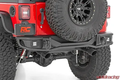 Rough Country Rear Bumper Tubular Jeep Wrangler JK | Wrangler Unlimited 2007-2018 - 10649