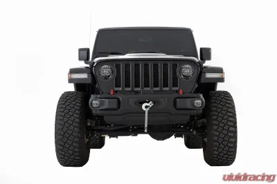 Rough Country Winch Mounting Plate Modular Steel OE Bumper Jeep Wrangler JL | Wrangler Unlimited 18-25 - 10652