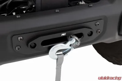 Rough Country Winch Mounting Plate Modular Steel OE Bumper Jeep Wrangler JL | Wrangler Unlimited 18-25 - 10652