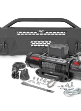 Rough Country Front Hybrid High Clearance Bumper with PRO9500S Winch for 2016-2022 Toyota Tacoma                                     - 10716 - Image 6