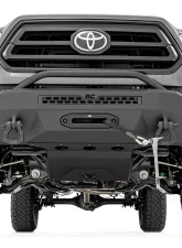 Rough Country Front Hybrid High Clearance Bumper with PRO9500S Winch for 2016-2022 Toyota Tacoma                                     - 10716 - Image 3