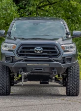 Rough Country Front Hybrid High Clearance Bumper with PRO9500S Winch for 2016-2022 Toyota Tacoma                                     - 10716 - Image 6