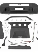 Rough Country Front Bumper Winch Mount Only Black Series Toyota Tacoma 2WD 4WD 2016-2022                                     - 10718 - Image 4