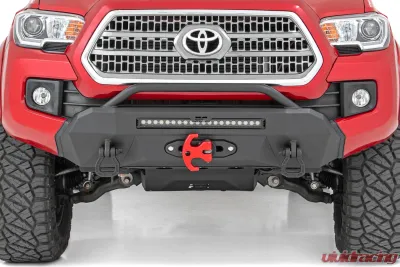 Rough Country Front Bumper with PRO12000S Winch for 2016-2022 Toyota Tacoma 2WD/4WD Black Series - 10721