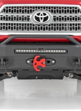 Rough Country Front Bumper with PRO12000S Winch for Toyota Tacoma 2016-2022 Black Series                                     - 10727 - Image 2