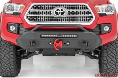 Rough Country Front Bumper with PRO12000S Winch for Toyota Tacoma 2016-2022 Black Series - 10727
