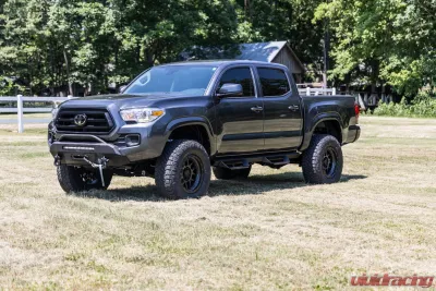 Rough Country Front Bumper with PRO12000S Winch for Toyota Tacoma 2016-2022 Black Series - 10727