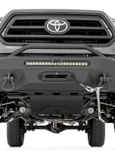 Rough Country Front Hybrid High Clearance Bumper with PRO12000S Winch for 2016-2022 Toyota Tacoma                                     - 10729 - Image 3