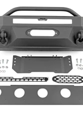 Rough Country Front Hybrid LED Bumper for 2014-2024 Toyota 4Runner, Black Powder Coat                                     - 10743A - Image 6