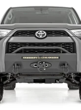 Rough Country Front Hybrid LED Bumper for 2014-2024 Toyota 4Runner, Black Powder Coat                                     - 10743A - Image 4