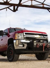 Rough Country Exo Winch Mount Kit Chevy Silverado 2500 HD 3500 HD 2WD | 4WD 2011-2019                                     - 10764 - Image 2