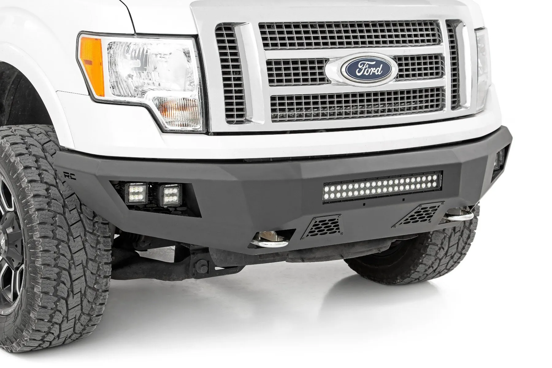 Rough Country Heavy-Duty Front LED Bumper 09-14 F-150 Ford - 10767