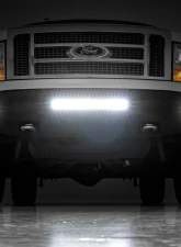 Rough Country Heavy-Duty Front LED Bumper for 2009-2014 Ford F-150, Steel Construction                                     - 10767 - Image 3