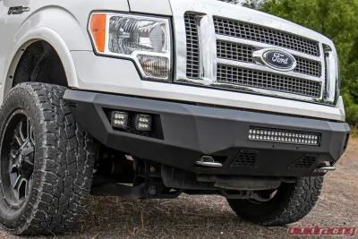 Rough Country Heavy-Duty Front LED Bumper for 2009-2014 Ford F-150, Steel Construction - 10767