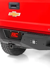 Rough Country Rear Bumper LED Chevy Silverado & GMC Sierra 1500 2WD | 4WD 2007-2018 & Classic                                     - 10773 - Image 6