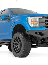 Rough Country High Clearance Front Bumper LED Lights & Skid Plate                                     - 10809A - Image 2