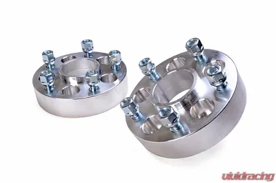 Rough Country 1.5" Wheel Spacer Adapter Pair Converts 5-by-4.5-in to 5-by-5-in Bolt Pattern Jeep - 1092