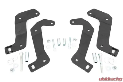 Rough Country Front Control Arm Relocation Brackets 18-20 Wrangler JL | JT Gladiator Jeep - 110602