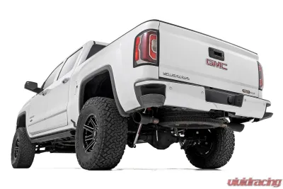 Rough Country 7" Stamped Steel LCA Lift Kit Forged UCA Bracket M1 Struts w/M1 Rear Shocks Chevrolet Silverado 1500 GMC Sierra 1500 2016-2018 - 11640