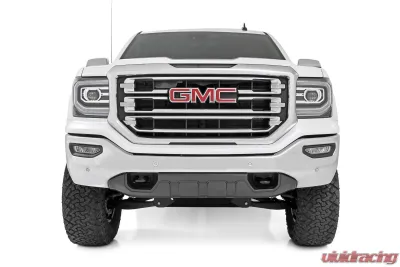 Rough Country 7" Stamped Steel LCA Lift Kit Forged UCA Bracket Vertex Coilover w/Vertex Rear Shocks Chevrolet Silverado 1500 GMC Sierra 1500 2016-2018 - 11650