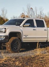 Rough Country 7" Stamped Steel LCA Lift Kit Forged UCA Bracket Vertex Coilover w/Vertex Rear Shocks Chevrolet Silverado 1500 GMC Sierra 1500 2016-2018                                     - 11650 - Image 6