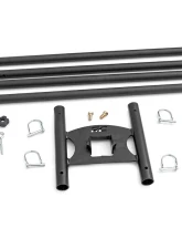 Rough Country Universal 2" Hitch Dual Flag Pole Holder Mount - Durable Steel Construction                                     - 117504 - Image 6