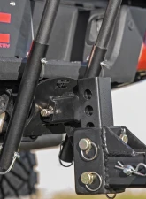 Rough Country Universal 2" Hitch Dual Flag Pole Holder Mount - Durable Steel Construction                                     - 117504 - Image 4