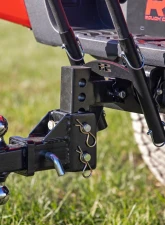 Rough Country Universal 2" Hitch Dual Flag Pole Holder Mount - Durable Steel Construction                                     - 117504 - Image 5