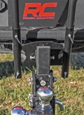 Rough Country Universal 2" Hitch Dual Flag Pole Holder Mount - Durable Steel Construction                                     - 117504 - Image 6