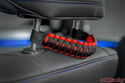 Rough Country Headrest Grab Handles - Universal Fit for Trucks, Jeeps, SUVs, Two-Color Design - 117615