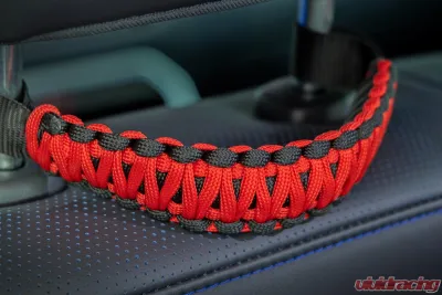 Rough Country Headrest Grab Handles - Universal Fit for Trucks, Jeeps, SUVs, Two-Color Design - 117615