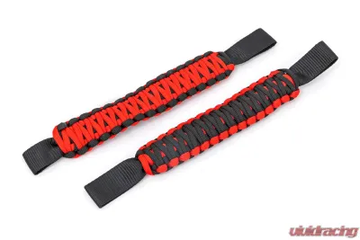 Rough Country Headrest Grab Handles - Universal Fit for Trucks, Jeeps, SUVs, Two-Color Design - 117615