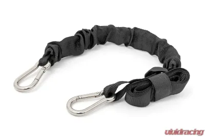 Rough Country Elastic Straps Carabiner Ends 1 inch X 6' Pair - 117701A