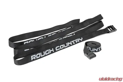 Rough Country Cargo Tie-Down Straps Cam Buckle 1 inch X 9' Pair - 117702A