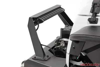 Rough Country Front Bumper and Light Hoop Combo Black Series Jeep 2007-2022 - 11826