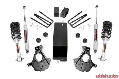 Rough Country 3.5" Lift Kit Lifted Struts w/N3 Shocks Chevy Silverado 1500 GMC Sierra 1500 2007-2013 - 11932