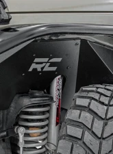 Rough Country Front Steel Inner Fenders | Fender Liners Jeep Wrangler 2007-2018                                     - 1195 - Image 5