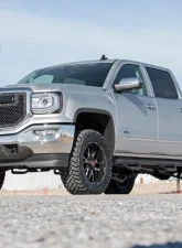 Rough Country 3.5" Lift Kit Stock Cast Aluminum or Stamped Steel Vertex Adjustable Coilovers w/V2 Monotube Chevy Silverado 1500 GMC Sierra 1500 2014-2018                                     - 12157 - Image 2