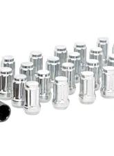 Rough Country Lug Nut Set 1/2x20 Chrome Bulge Acorn for Dodge, Ford, Jeep, Plymouth                                     - 122024CH - Image 3