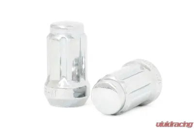 Rough Country Lug Nut Set 1/2x20 Chrome Bulge Acorn for Dodge, Ford, Jeep, Plymouth - 122024CH