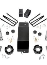 Rough Country 3.5" Lift Kit Strut Spacers Stock Cast Steel w/N3 Shocks Chevy Silverado 1500 GMC Sierra 1500 2014-2018                                     - 12430 - Image 6