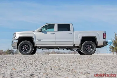 Rough Country 3.5" Lift Kit Strut Spacers Stock Cast Steel w/N3 Shocks Chevy Silverado 1500 GMC Sierra 1500 2014-2018 - 12430