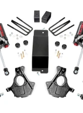 Rough Country 3.5" Lift Kit Vertex Adjustable Coilovers Stock Cast Steel w/Vertex Adjustable Shocks Chevy Silverado 1500 GMC Sierra 1500 2014-2018                                     - 12450 - Image 6