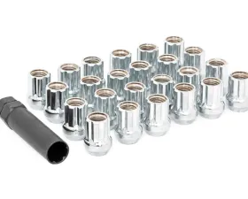 Rough Country M14 x 1.5 Chrome Open End Lug Nut Set of 32 for Chevrolet, GMC, Ford, Ram, Jeep