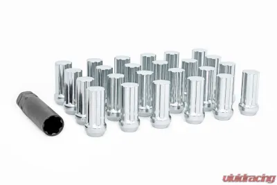 Rough Country M14 x 1.5 Lug Nut Set of 32 Chrome Cadillac Chevy Dodge Ford GMC Jeep Nissan Ram Toyota 1988-2023 - 141532CH