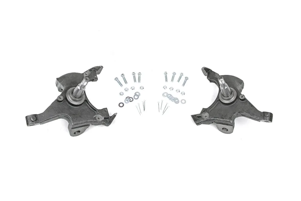 Rough Country 2" Lowering Spindles Chevy C1500 | K1500 Truck Extended Ca 2WD 88-99 - 1725BOX1