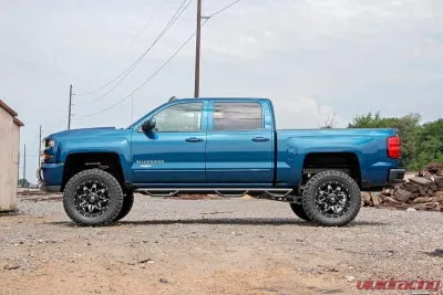 Rough Country 7" Suspension Lift Kit Vertex Adjustable Coilovers Stock Cast Aluminum or Stamped Steel w/Vertex Adjustable Shocks Chevy Silverado 1500 GMC Sierra 1500 2WD 2014-2018 - 18750