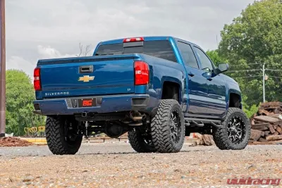 Rough Country 7" Suspension Lift Kit Vertex Adjustable Coilovers Stock Cast Aluminum or Stamped Steel w/Vertex Adjustable Shocks Chevy Silverado 1500 GMC Sierra 1500 2WD 2014-2018 - 18750