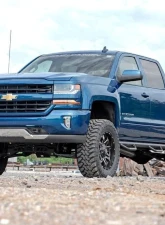 Rough Country 7" Suspension Lift Kit Vertex Adjustable Coilovers Stock Cast Aluminum or Stamped Steel w/Vertex Adjustable Shocks Chevy Silverado 1500 GMC Sierra 1500 2WD 2014-2018                                     - 18750 - Image 5